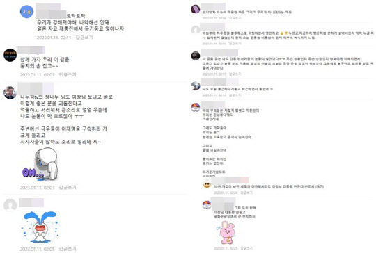 <이재명 더불어민주당 대표 팬 카페 '재명이네 마을'>